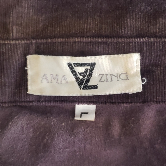HOST PICK! ๐ Vintage Amazing Jeans Purple Corduroy Jacket ๐ซ - Picture 3 of 4